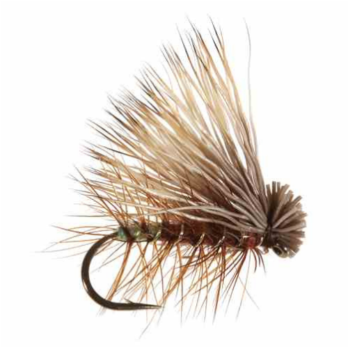 Elk Hair Caddis dry fly, brown
