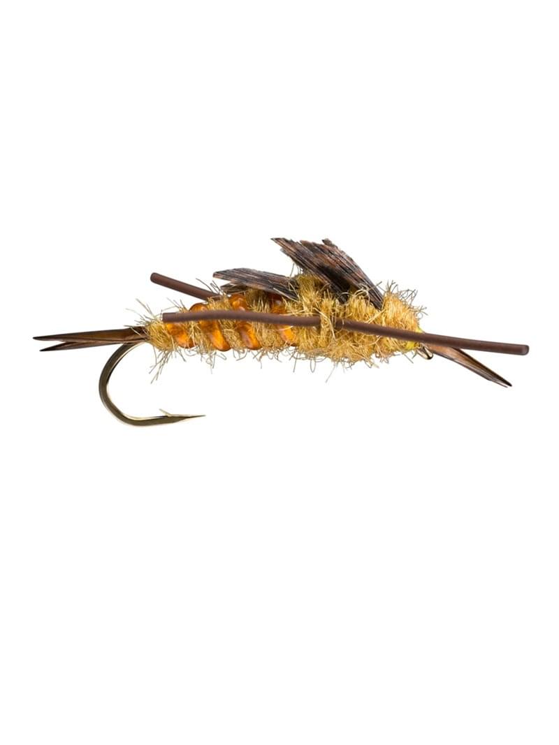 Rubber legs stonefly nymph, golden